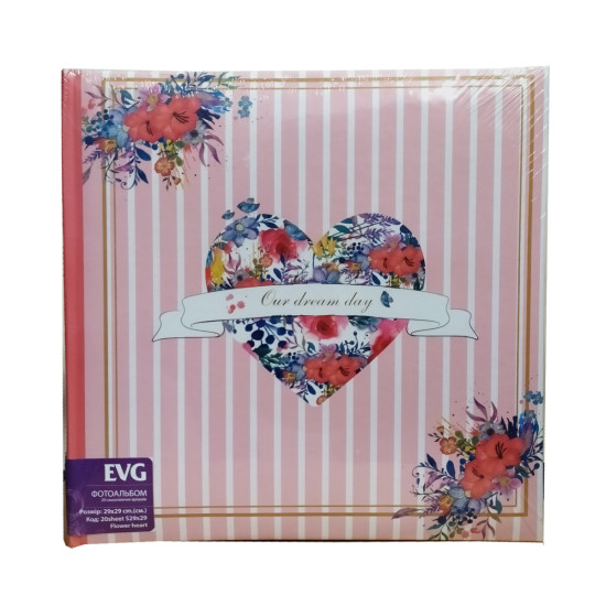 Фотоальбом EVG 20sheet S29x29 Flower heart
