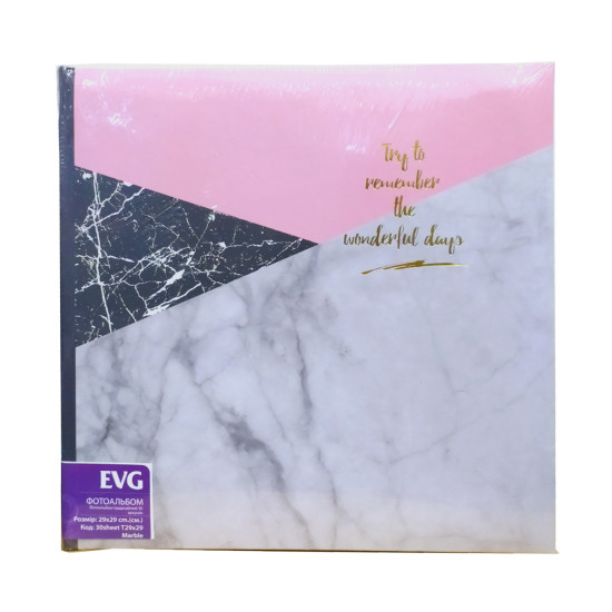 Фотоальбом EVG 30sheet T29x29 Marble