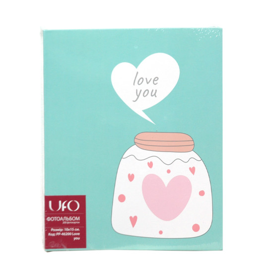 Фотоальбом UFO 10x15x200 PP-46200 Love you