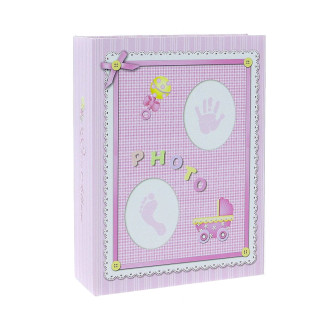 Фотоальбом GEDEON MM46100 BABY-3 10x15/100 pink