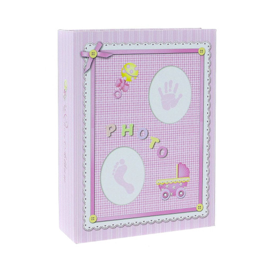 Фотоальбом GEDEON MM46100 BABY-3 10x15/100 pink
