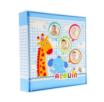 Фотоальбом 10x15см 200 фото GEDEON KD46200WB BABY-18 box blue