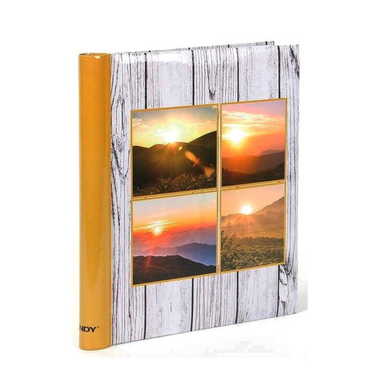 Фотоальбом GEDEON DRS10 WOOD 225x280 Самокл./20 yellow