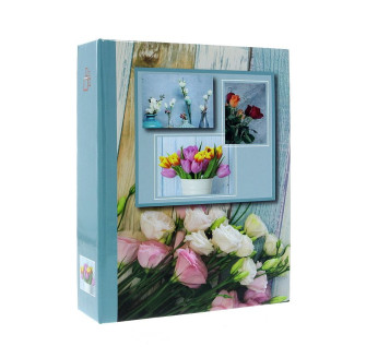 Фотоальбом GEDEON DPH46304/2 FLOWER POWER 10x15/304 blue