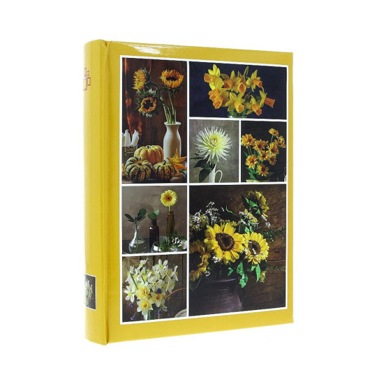 Фотоальбом GEDEON B46200S FLOWER IDEA 10x15/200 yellow