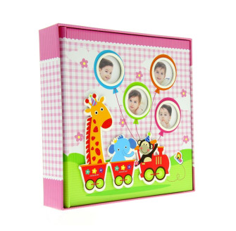 Фотоальбом 10x15см 200 фото GEDEON KD46200WB BABY-18 box pink