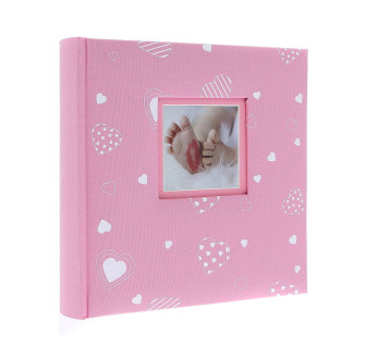 Фотоальбом GEDEON KD46200 BABY HEART(H) 10x15/200 pink