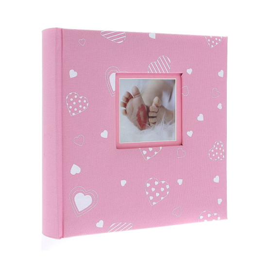 Фотоальбом GEDEON KD46200 BABY HEART(H) 10x15/200 pink