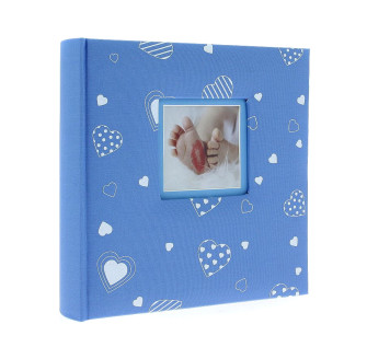 Фотоальбом GEDEON KD46200 BABY HEART(H) 10x15/200 blue