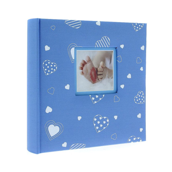 Фотоальбом GEDEON KD46200 BABY HEART(H) 10x15/200 blue