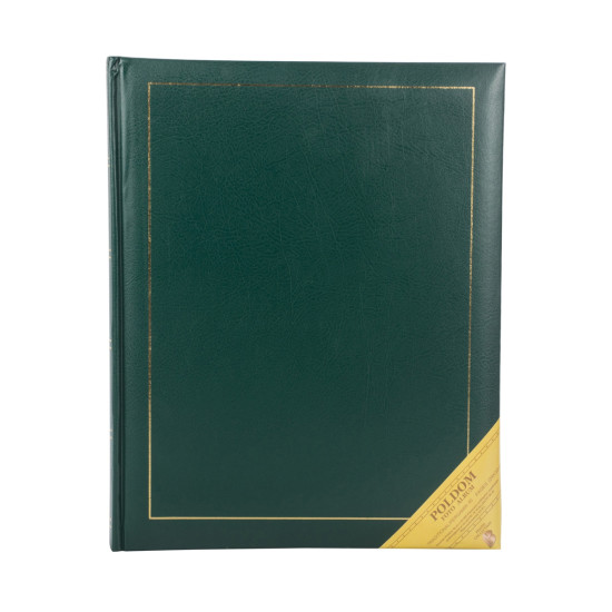 Фотоальбом 15x21 см 100 фото POLDOM BB-15x21/100 CLASSIC-4 green