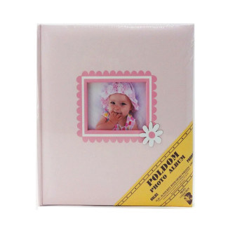 Фотоальбом POLDOM BB-40PG/WH ANA 240x290 Трад./40 pink