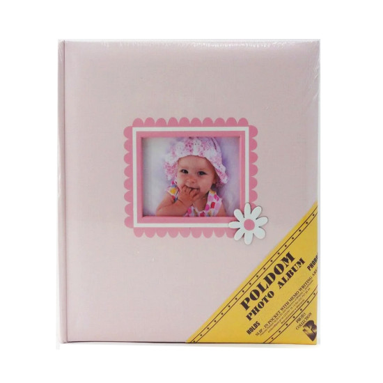 Фотоальбом POLDOM BB-40PG/WH ANA 240x290 Трад./40 pink
