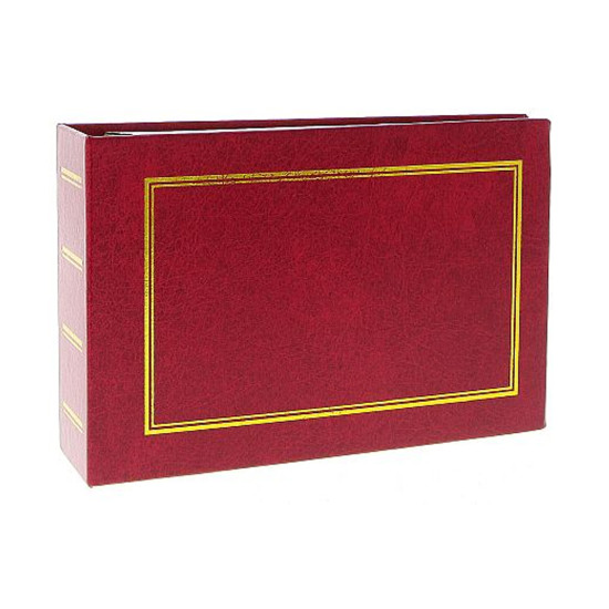 Фотоальбом GEDEON MM46100V HORIZONTAL 10x15/100 red
