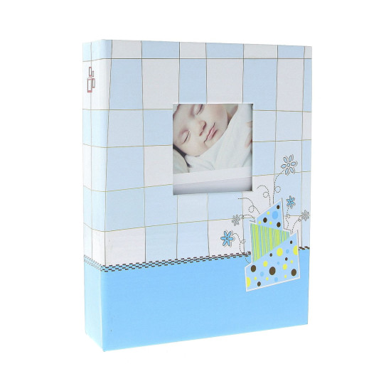 Фотоальбом 10x15см 200 фото GEDEON DPH46200 BABY CHECKER-1