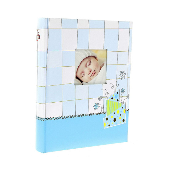 Фотоальбом 10x15см 200 фото GEDEON KD46200 BABY CHECKER-1