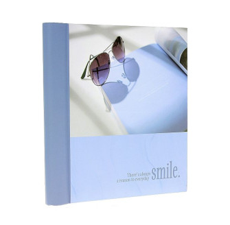 Фотоальбом самоклейка 60стор. 23x28см GEDEON DRS30 SMILE blue