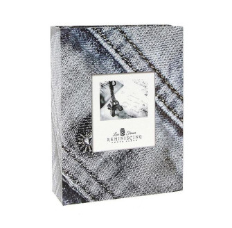Фотоальбом GEDEON MM46100 JEANS 10x15/100 blue