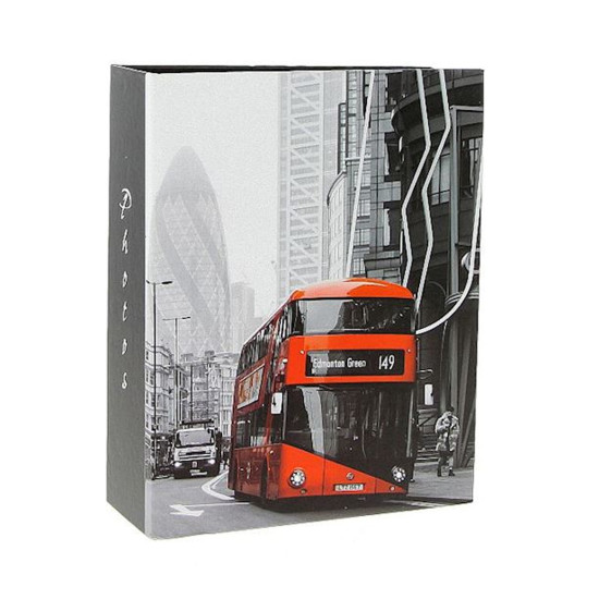 Фотоальбом 10x15см 100 фото GEDEON MM46100 LONDON bus
