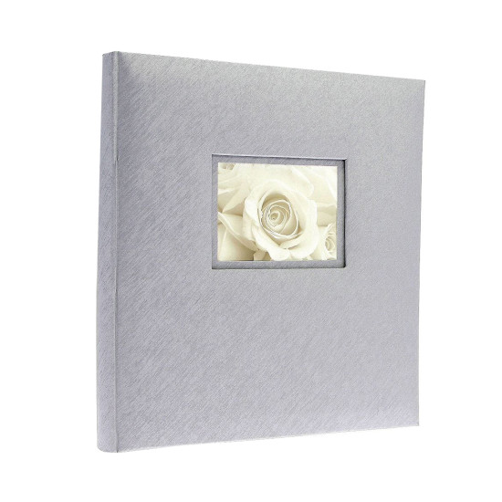 Фотоальбом 100стор. 29x32см GEDEON DBCL50 LOVE SILVER