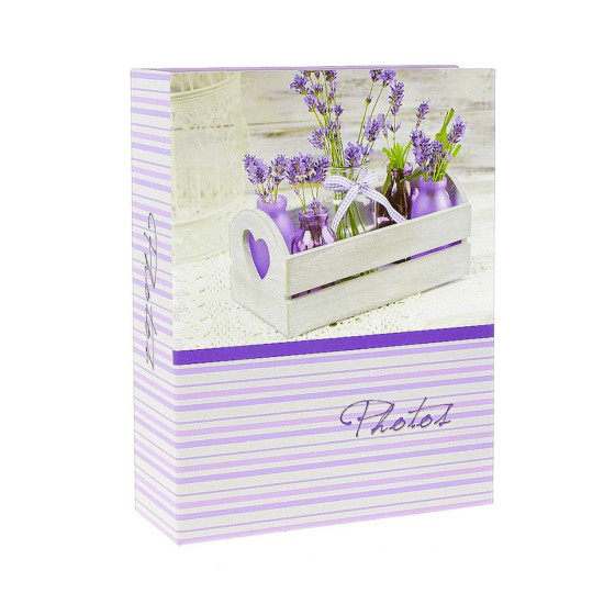 Фотоальбом 10x15см 100 фото GEDEON MM46100 LAWENDER box