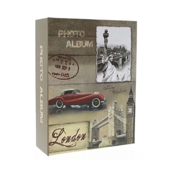 Фотоальбом 10x15см 304 фото GEDEON MM46304/2 OLD TIME brown