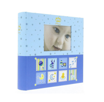 Фотоальбом 10x15см 200 фото GEDEON KD46200WB BABY-3 blue