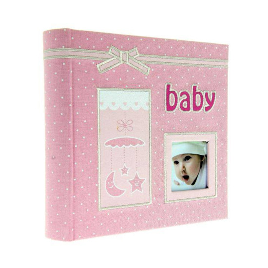 Фотоальбом 10x15см 200 фото GEDEON BBM46200/2 BABY-10N pink