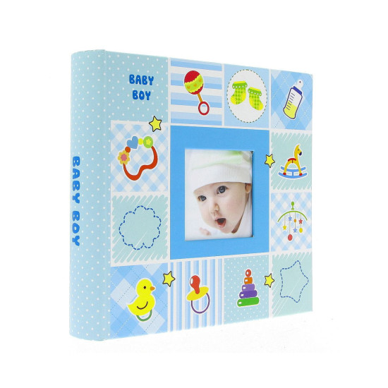 Фотоальбом 10x15см 200 фото GEDEON BBM46200/2 BABY-4 blue