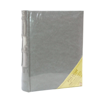 Фотоальбом 15x21см 50 фото POLDOM BB-15x21/50/wh GR-PLAIN