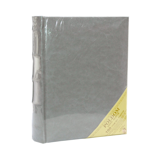 Фотоальбом 15x21см 50 фото POLDOM BB-15x21/50/wh GR-PLAIN