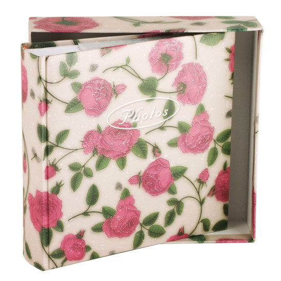 Фотоальбом 10х15см 200 фото CHAKO Tea-rose in Box White