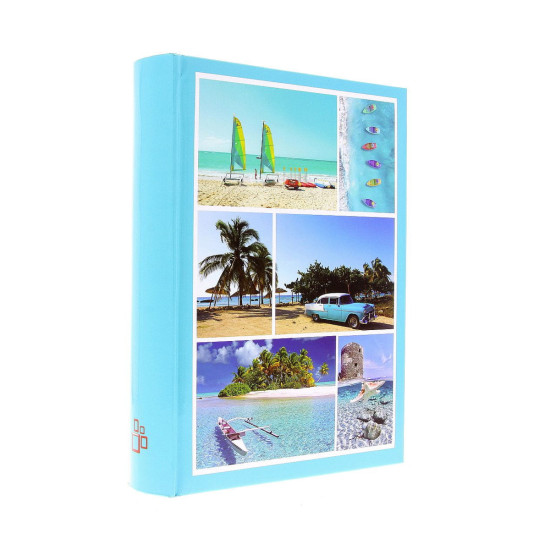 Фотоальбом 10x15см 200 фото GEDEON B46200S VIAGGIO blue