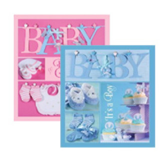 Фотоальбом-анкета для новонароджених EVG 20sheet Baby collage Pink w/box (UA)