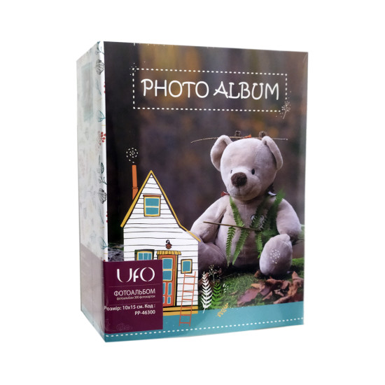 Фотоальбом 10x15см 300 фото UFO PP-46300 Teddy