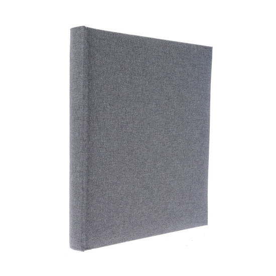 Фотоальбом 40 чорних стор. 24x29см DBCS20 LINEN GREY(B)