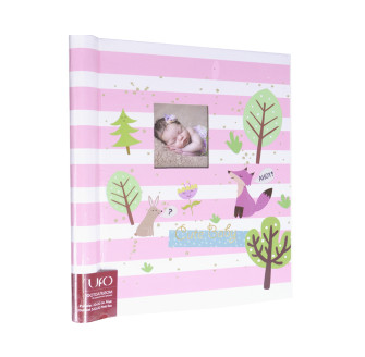 Фотоальбом самоклейка 40стор. 22х32см UFO 20sheet S22x32 Pink fox