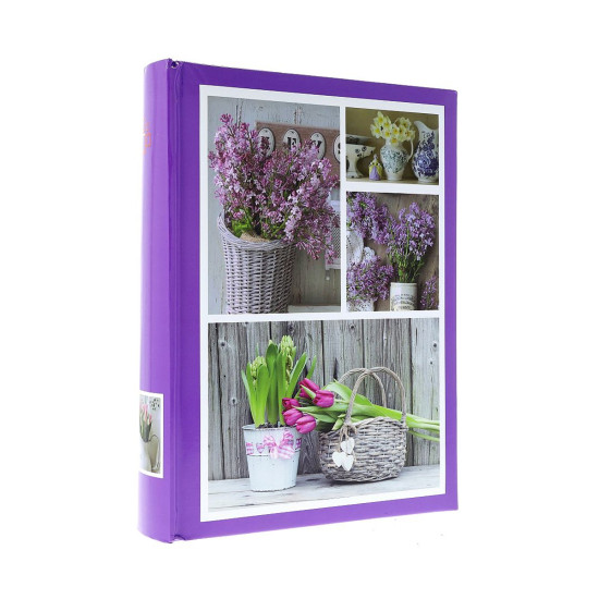 Фотоальбом 10x15см 200 фото GEDEON B46200S FLORIDO violet