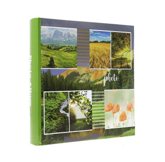 Фотоальбом 10х15см 200 фото GEDEON KD46200 SCENERY green