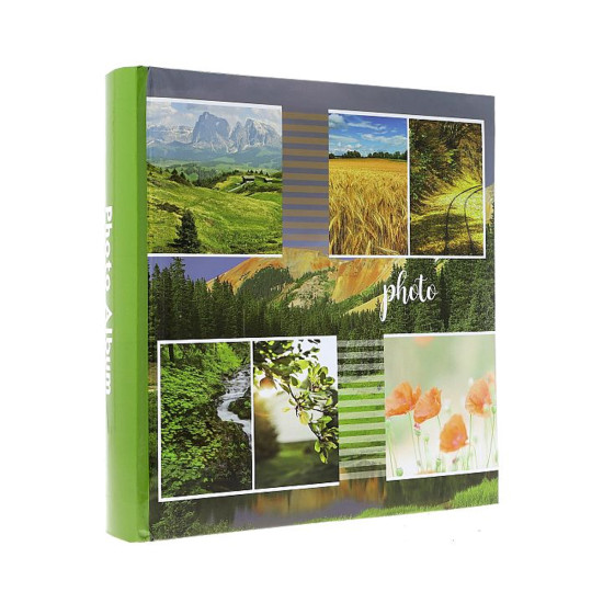 Фотоальбом 10х15см 200 фото GEDEON KD46200 SCENERY green