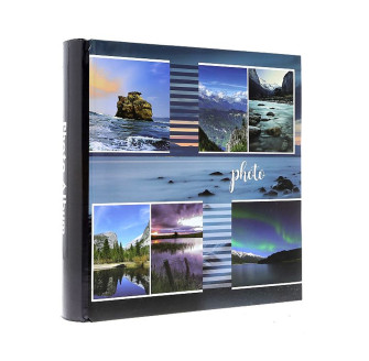 Фотоальбом 10х15см 200 фото GEDEON KD46200 SCENERY blue