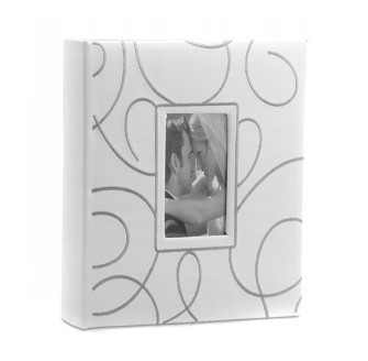 Фотоальбом 100 чорних стор. 29x32см GEDEON DBCL50 YES(B) silver