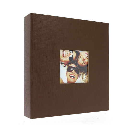 Фотоальбом самоклейка 100стор. 23x28см GEDEON DRS50 BASIC BROWN