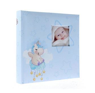 Фотоальбом 10x15см 200 фото GEDEON KD46200 UNICORN BLUE