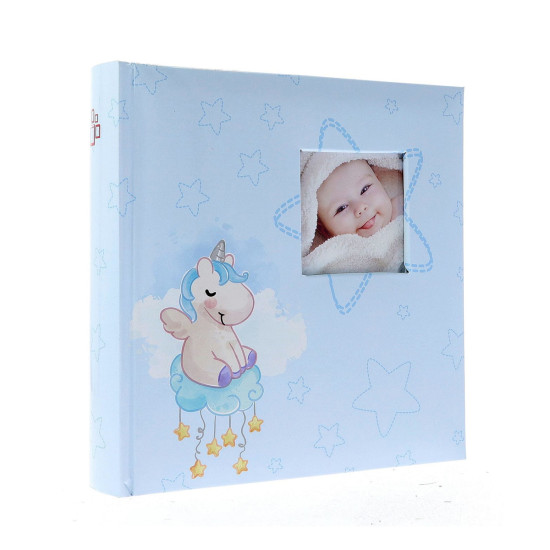Фотоальбом 10x15см 200 фото GEDEON KD46200 UNICORN BLUE