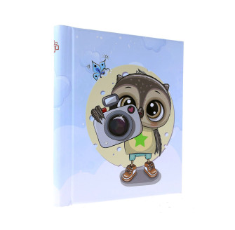 Фотоальбом магнітний 40стор. 23x28см GEDEON DRS20 CAMERA OWL BLUE