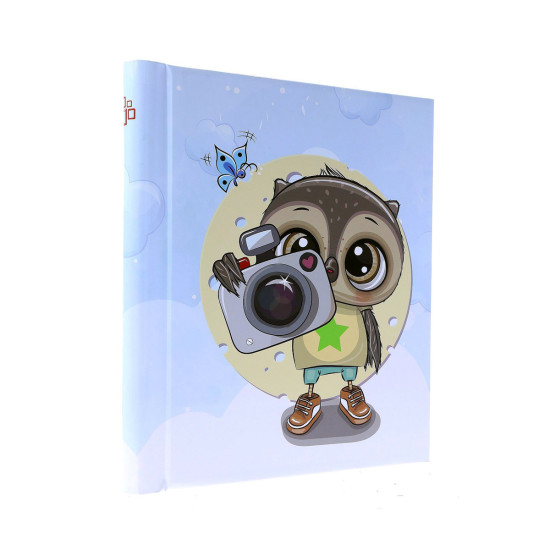 Фотоальбом магнітний 40стор. 23x28см GEDEON DRS20 CAMERA OWL BLUE