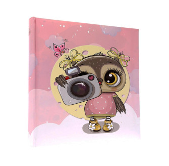 Фотоальбом 10x15см 500 фото GEDEON B46500S CAMERA OWL PINK