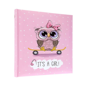 Фотоальбом 10x15см 500 фото GEDEON B46500S OWL PINK