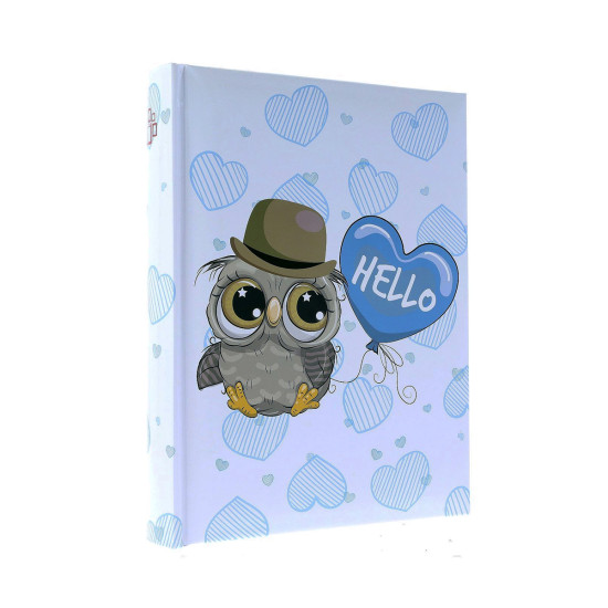 Фотоальбом 10x15см 200 фото GEDEON B46200S HELLO OWL BLUE
